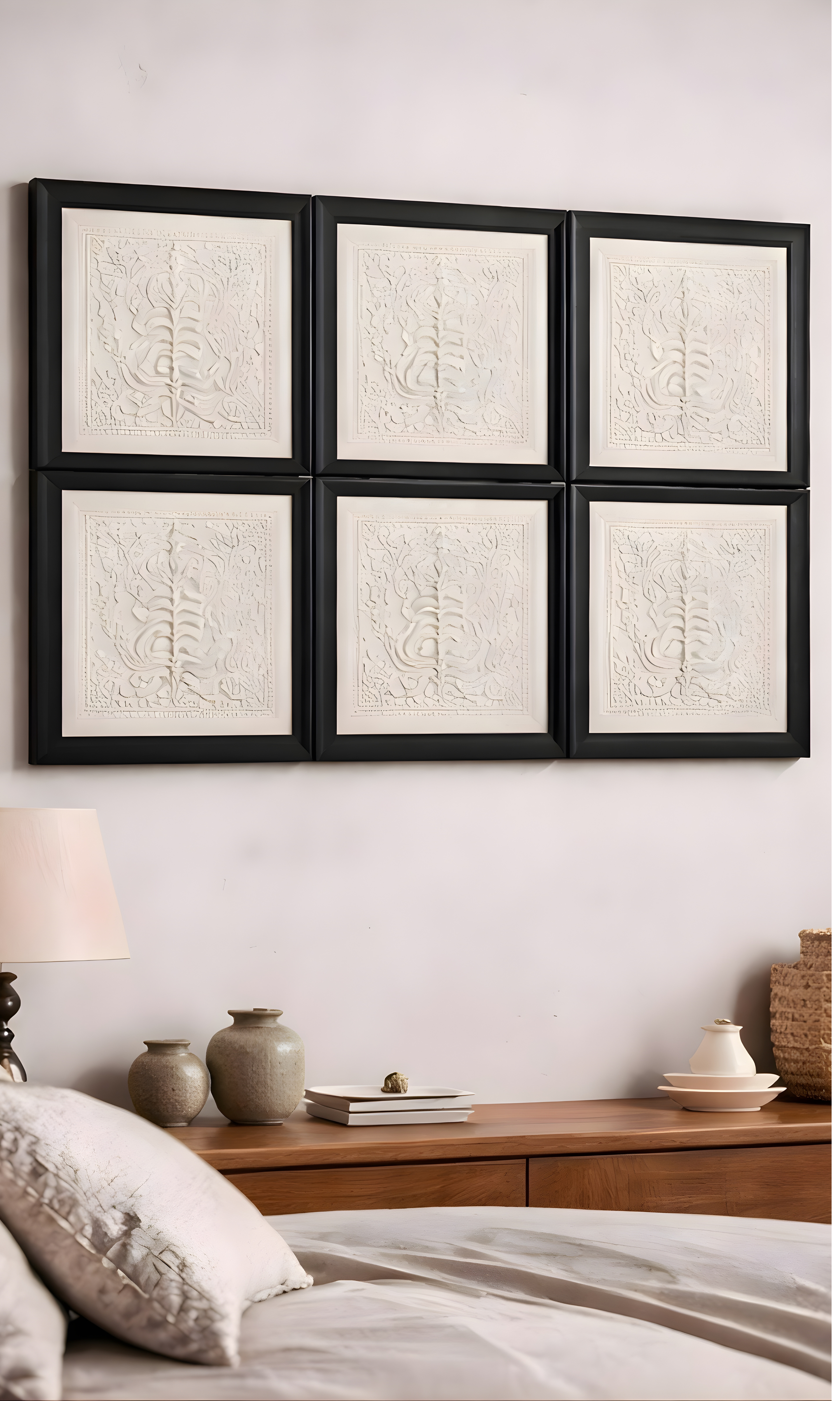 Ivory Fern Relief