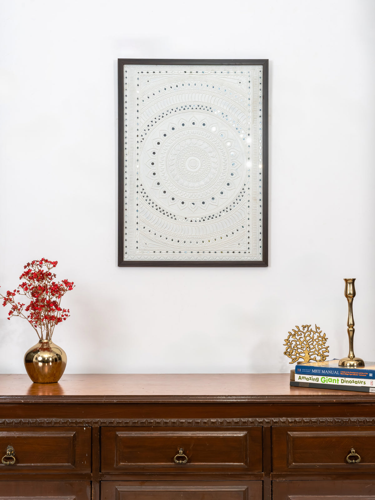Ivory Lippan Mandala Wall Panel-2