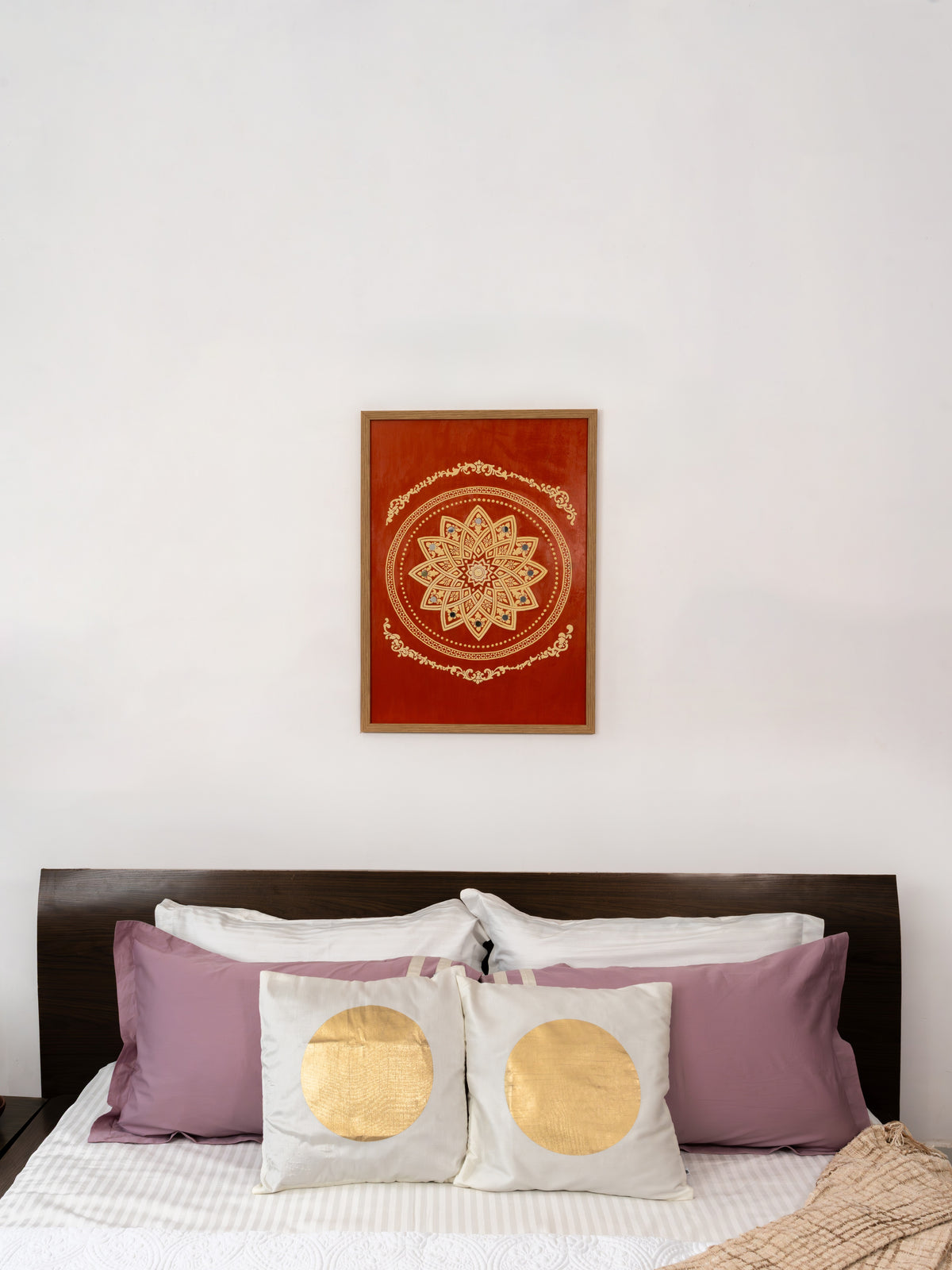 Sacred Terracotta Mandala Lippan Panel-3