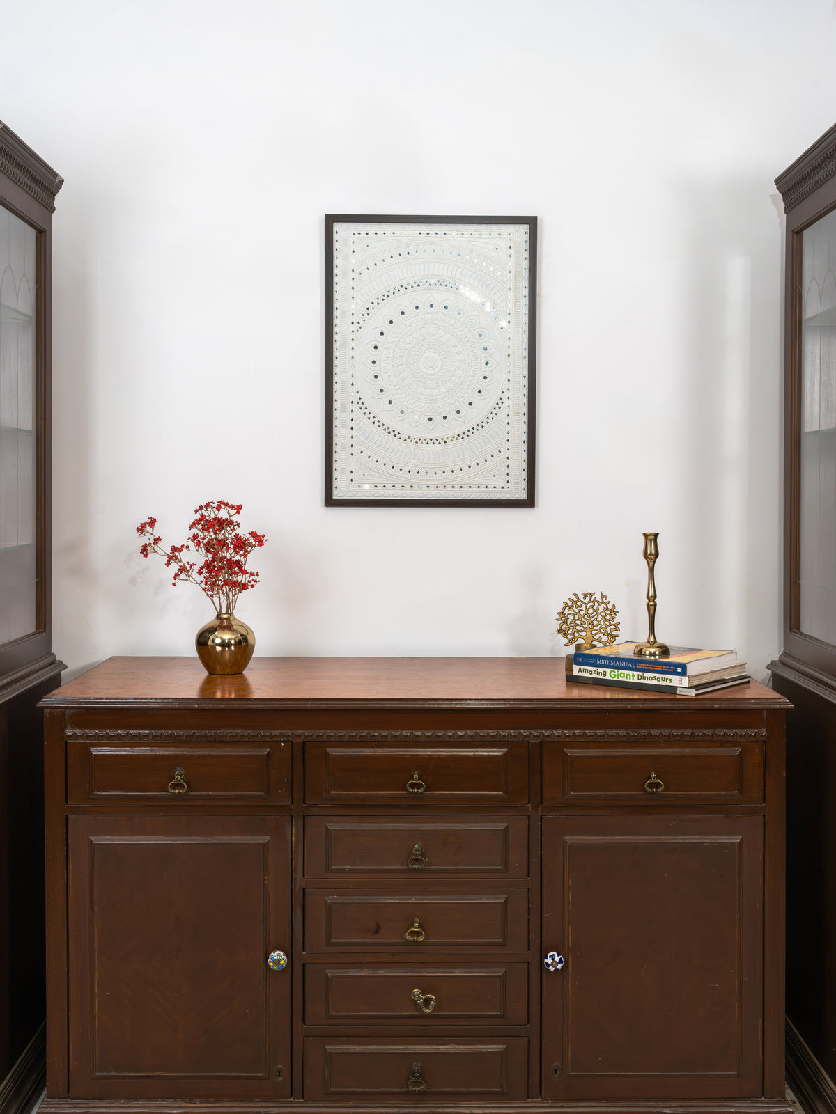 Ivory Lippan Mandala Wall Panel-3