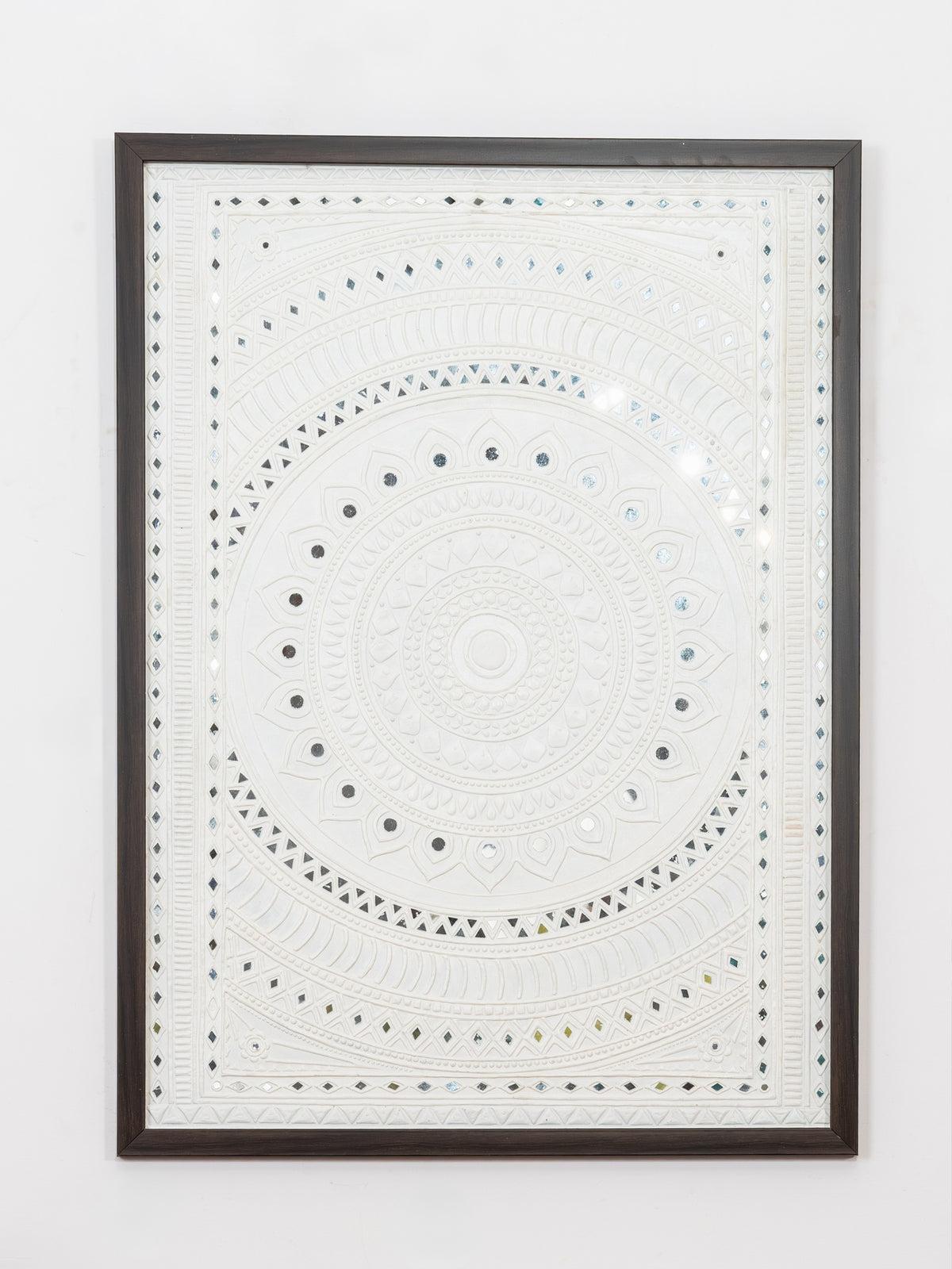 Ivory Lippan Mandala Wall Panel