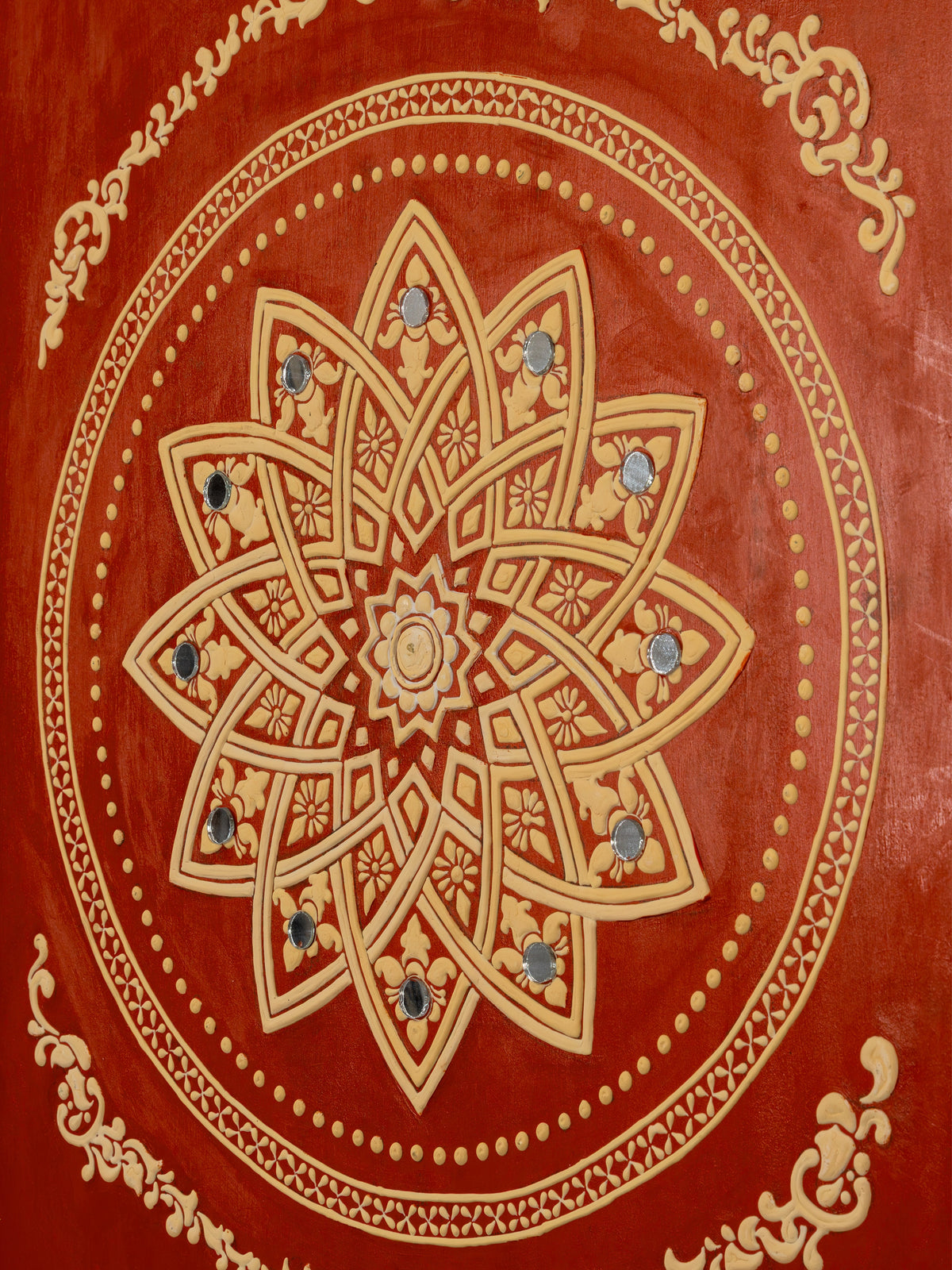Sacred Terracotta Mandala Lippan Panel-5