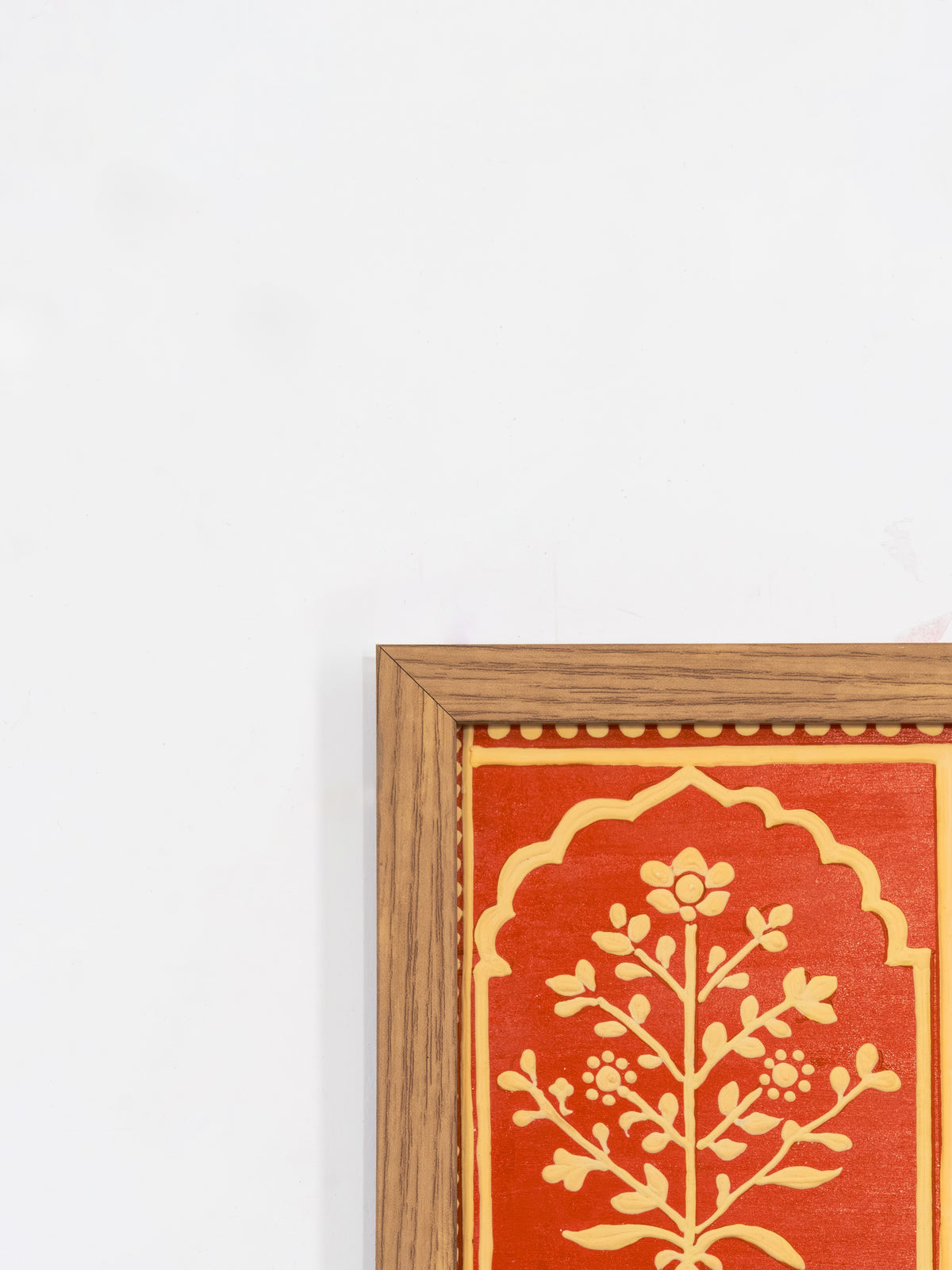 Imperial Lippan Floral Panel Grid, textural Lippan wall art made to order