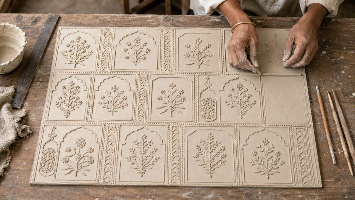 Scattered Blossom Panel